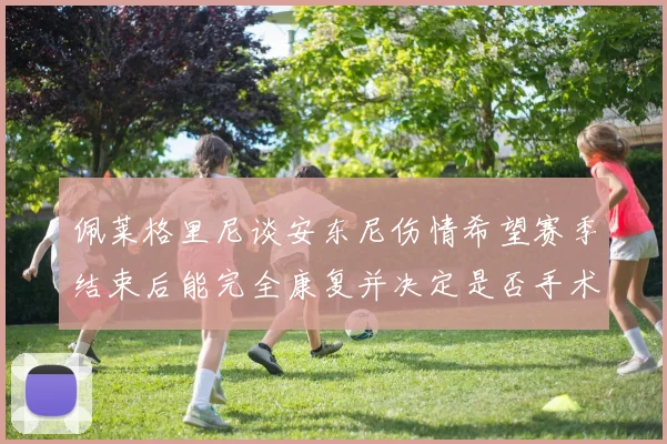 佩莱格里尼谈安东尼伤情希望赛季结束后能完全康复并决定是否手术